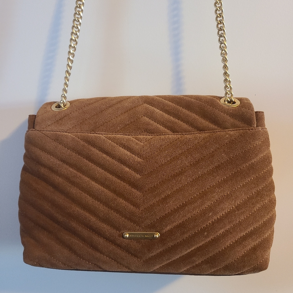 Rebecca Minkoff Edie Flap Suede Shoulder Bag